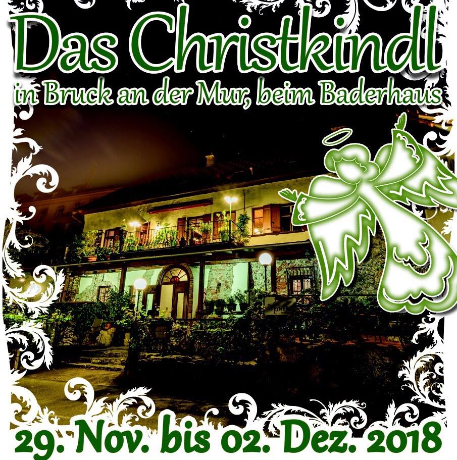 Das Christkind in Bruck an der Mur beim Baderhaus 29.11. bis 2.12.2018