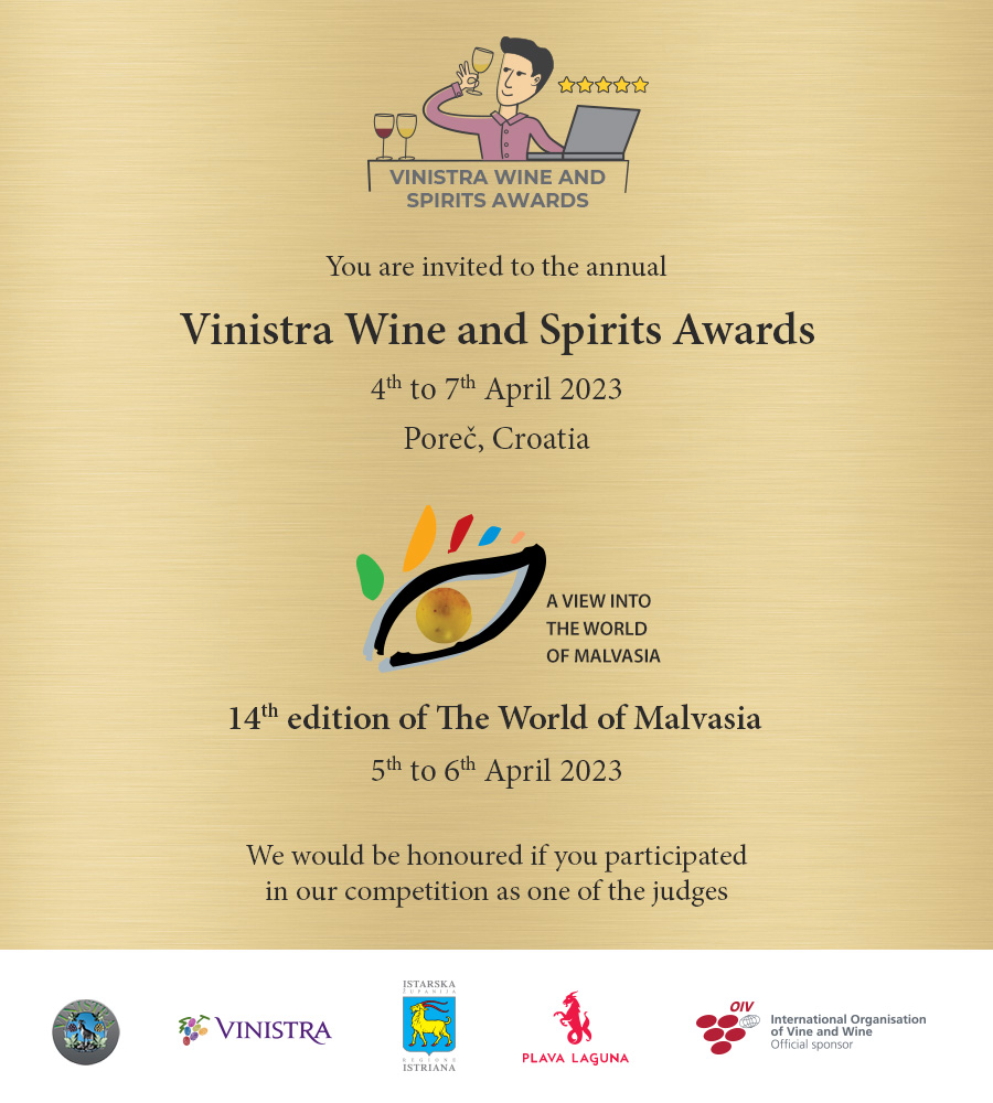 VinIstra 14. Edition der Beurteilung von Weinen und starken Aloholischen Getränken