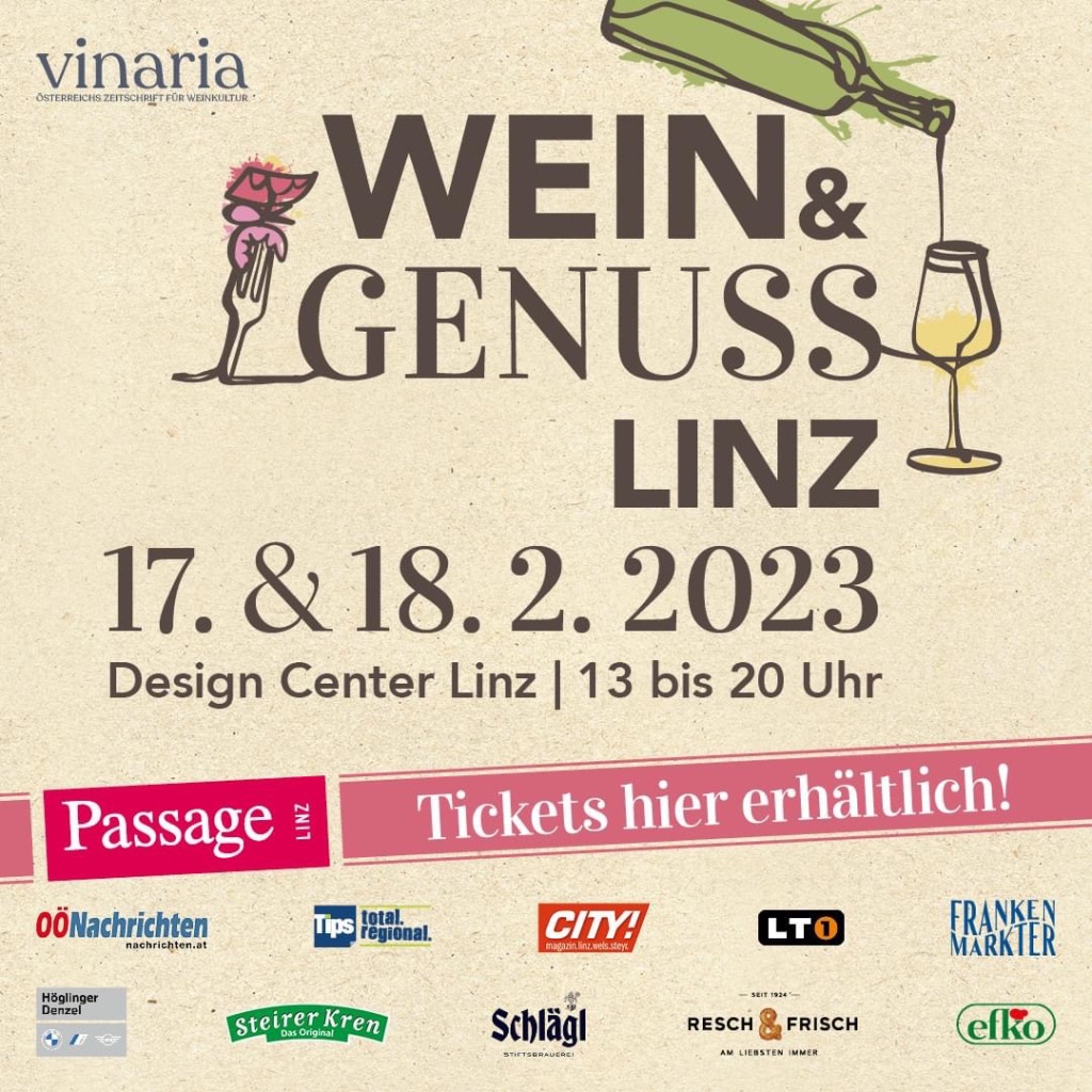 Wein & Genuss Linz 17. & 18. Februar 2023