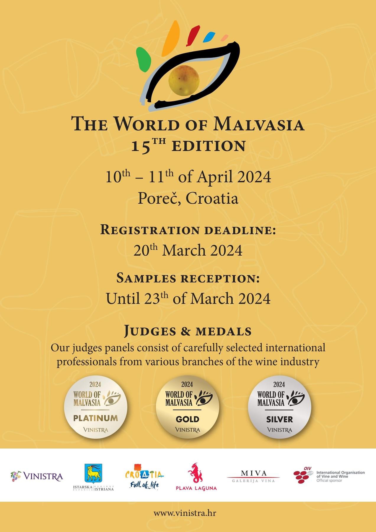 The World of Malvasia 15th Edition 10.-11.4.2024